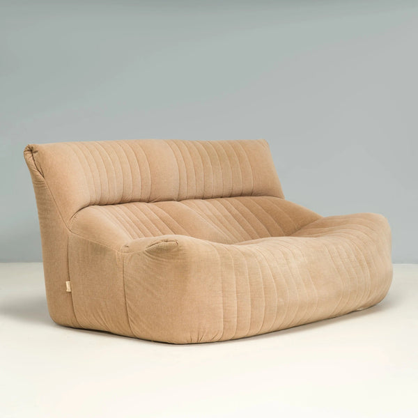 Ligne Roset by Michel Ducaroy Brown Fabric Aralia Sofa - REHAUS - Michel Ducaroy