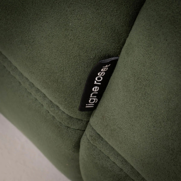 Ligne Roset by Michel Ducaroy Green Suede Togo Three Seater Sofa - REHAUS - Michel Ducaroy
