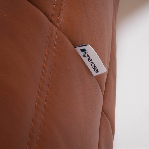 Ligne Roset by Michel Ducaroy Togo Brown Leather Modular Sofa, Set of Three @ REHAUS