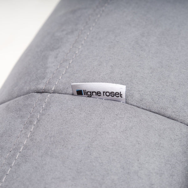 Ligne Roset by Michel Ducaroy Togo Grey Armchair and Footstool - REHAUS - Michel Ducaroy