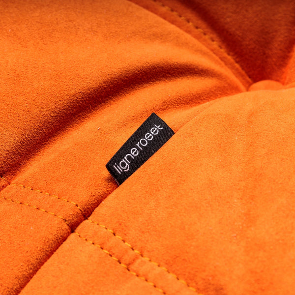 Ligne Roset by Michel Ducaroy Togo Orange Modular Sofa, Set of Three @ REHAUS