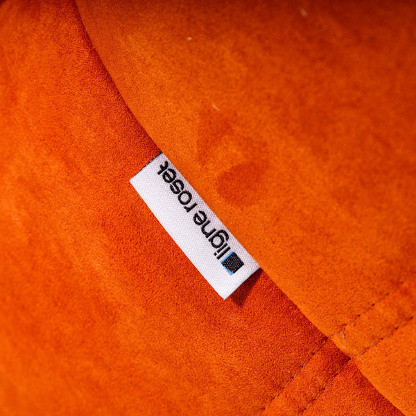 Ligne Roset by Michel Ducaroy Togo Orange Modular Sofa, Set of Three @ REHAUS