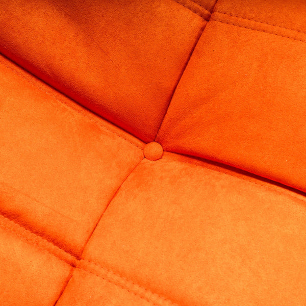 Ligne Roset by Michel Ducaroy Togo Orange Modular Sofa, Set of Three @ REHAUS