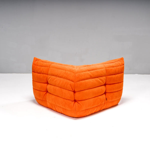 Ligne Roset by Michel Ducaroy Togo Orange Modular Sofa, Set of Three @ REHAUS