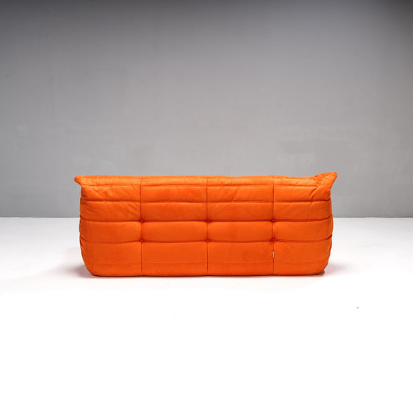 Ligne Roset by Michel Ducaroy Togo Orange Modular Sofa, Set of Three @ REHAUS