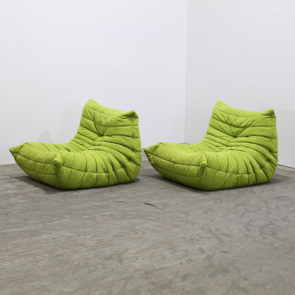 Ligne Roset Lime Green Togo Fireside Chair by Michel Ducaroy @ REHAUS