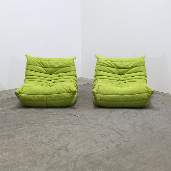 Ligne Roset Lime Green Togo Fireside Chair by Michel Ducaroy @ REHAUS