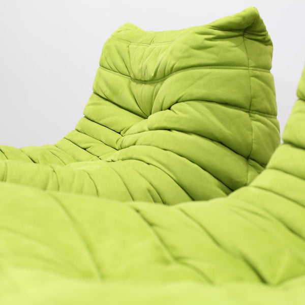Ligne Roset Lime Green Togo Fireside Chair by Michel Ducaroy @ REHAUS