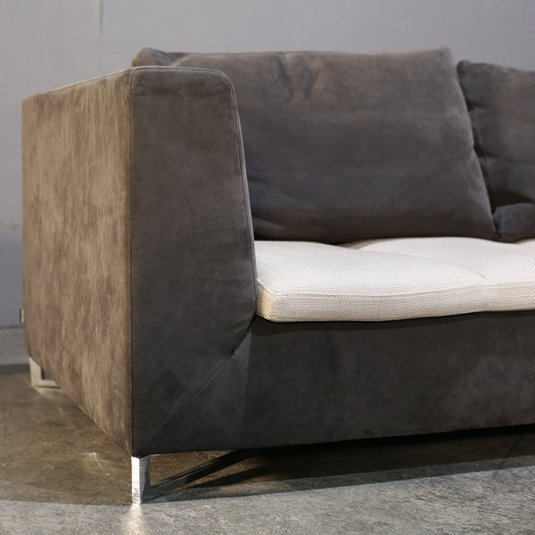 Ligne Roset - Shaped Sofa with Alcantara Upholstery @ REHAUS