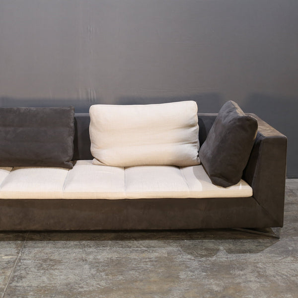 Ligne Roset - Shaped Sofa with Alcantara Upholstery @ REHAUS
