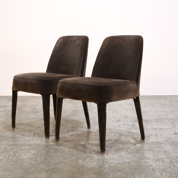 Maxalto Black Febo Dining Chair by Antonio Citterio, Set of Four @ REHAUS