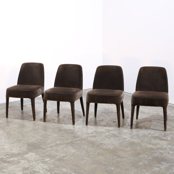 Maxalto Black Febo Dining Chair by Antonio Citterio, Set of Four @ REHAUS