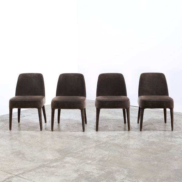 Maxalto Black Febo Dining Chair by Antonio Citterio, Set of Four @ REHAUS