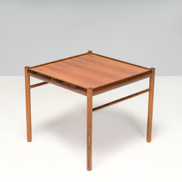 Mid Century Danish Ole Wanscher Rosewood Colonial Side Table by PJ furniture - REHAUS - Ole Wanscher