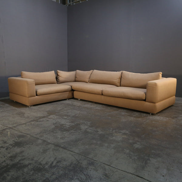 Minotti Beige Sectional Sofa @ REHAUS