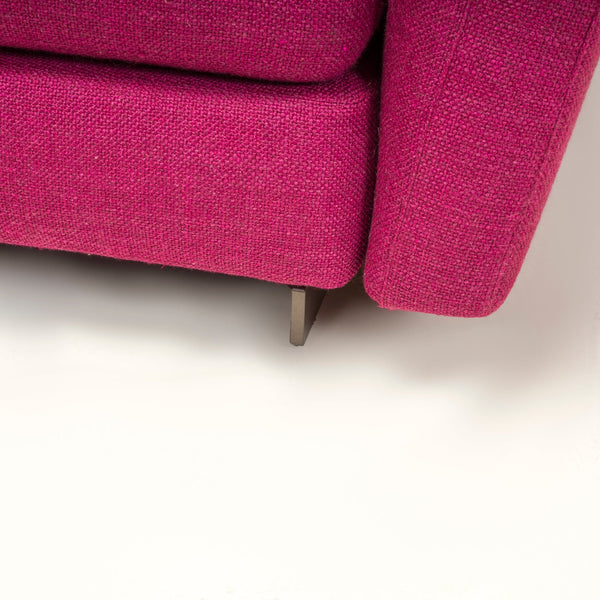 Minotti by Rodolfo Dordoni Purple Fabric Seymour Low 02 Semi Round Sofa - REHAUS - Minotti