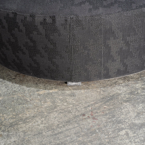 Minotti Davis Round Pouf by Rodolfo Dordoni @ REHAUS