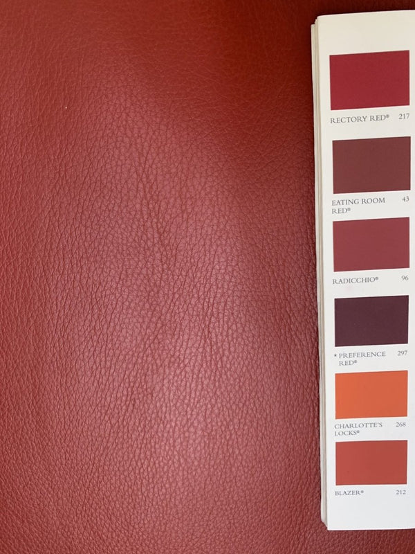 Moroso Hyde Park Sofa & 2 Armchair Suite - In Red Pelle Leather @ REHAUS