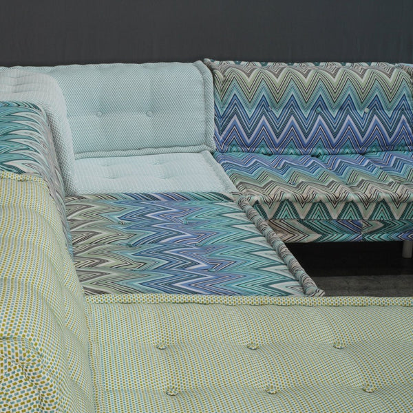 Outdoor Mah Jong Sectional Sofa Upholstered in Missoni by Roche Bobois, Set of 7 @ REHAUS