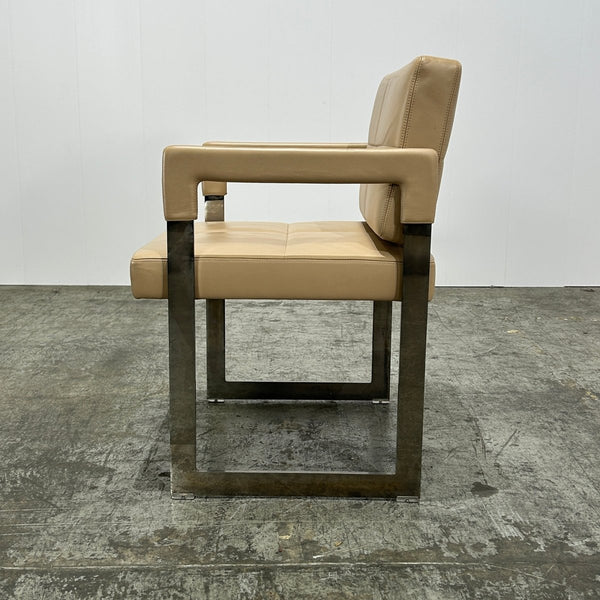 Poltrona Frau Aster X Leather Armchairs by Jean - Marie Massaud, Set of Eight @ REHAUS