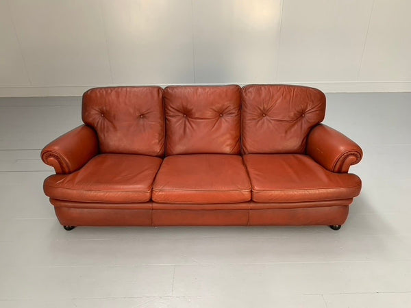 Poltrona Frau Dream 3 - Seat Sofa - In Oxblood Heritage Leather @ REHAUS