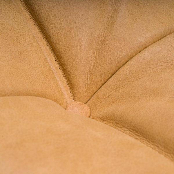 Pre Order Ligne Roset by Michel Ducaroy Camel Brown Leather Togo, Set of four @ REHAUS