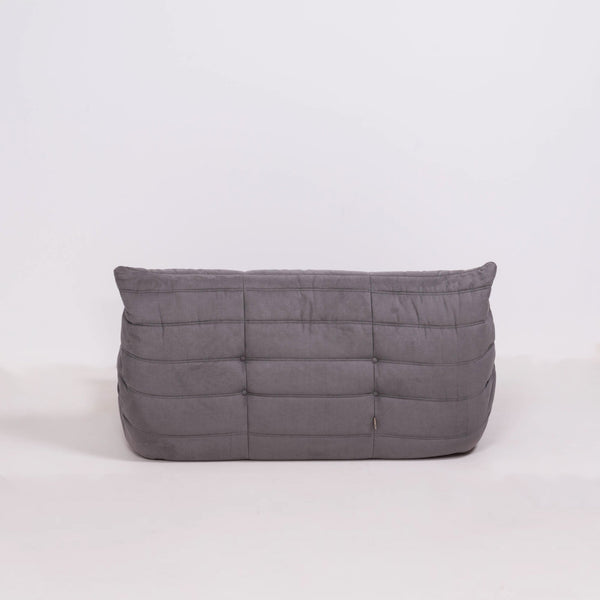 Pre Order Ligne Roset by Michel Ducaroy Togo Grey Modular Sofa and Footstool, Set of Five @ REHAUS