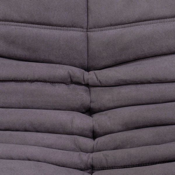 Pre Order Ligne Roset by Michel Ducaroy Togo Grey Modular Sofa and Footstool, Set of Five @ REHAUS