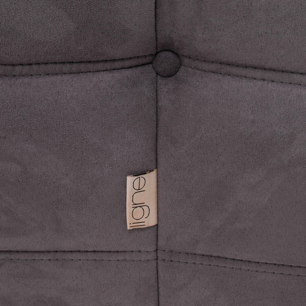 Pre Order Ligne Roset by Michel Ducaroy Togo Grey Modular Sofa and Footstool, Set of Five @ REHAUS