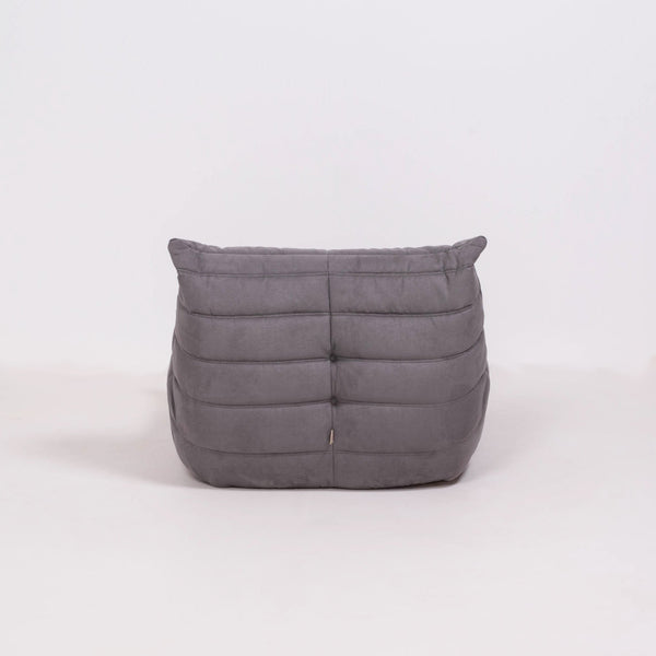 Pre Order Ligne Roset by Michel Ducaroy Togo Grey Modular Sofa and Footstool, Set of Five @ REHAUS