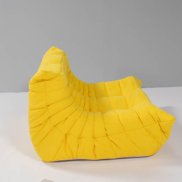 Pre Order Ligne Roset by Michel Ducaroy Togo Yellow Modular Sofa and Footstool, Set of Five @ REHAUS