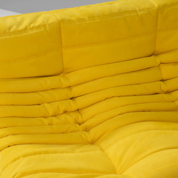 Pre Order Ligne Roset by Michel Ducaroy Togo Yellow Modular Sofa and Footstool, Set of Five @ REHAUS