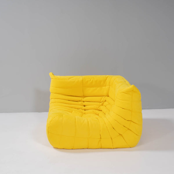 Pre Order Ligne Roset by Michel Ducaroy Togo Yellow Modular Sofa and Footstool, Set of Five @ REHAUS