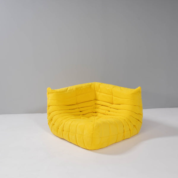 Pre Order Ligne Roset by Michel Ducaroy Togo Yellow Modular Sofa and Footstool, Set of Five @ REHAUS