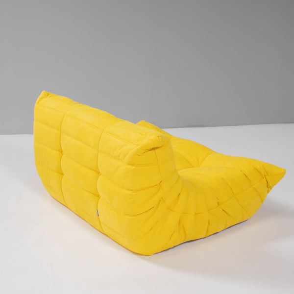 Pre Order Ligne Roset by Michel Ducaroy Togo Yellow Modular Sofa and Footstool, Set of Five @ REHAUS