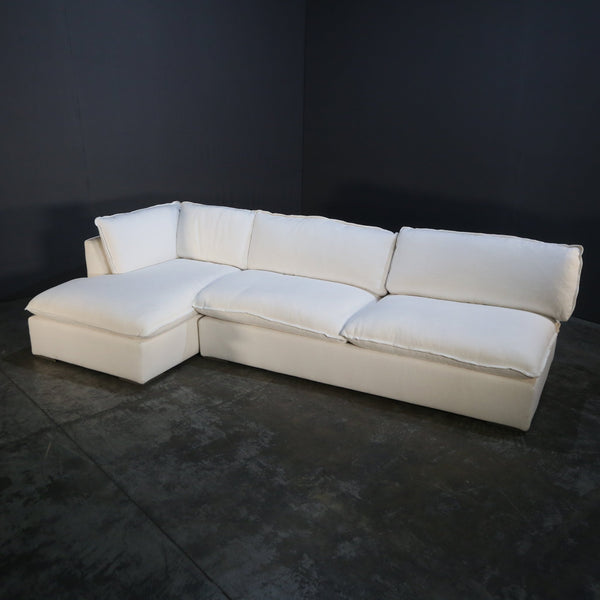 Restoration Hardware Costera Cream Sectional Sofa @ REHAUS