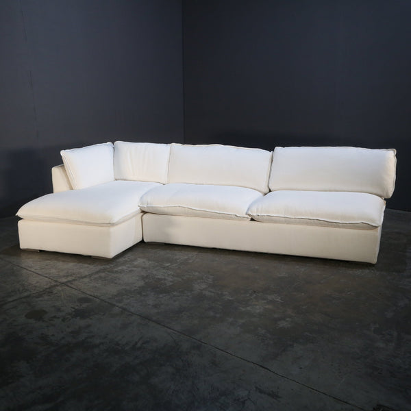 Restoration Hardware Costera Cream Sectional Sofa @ REHAUS