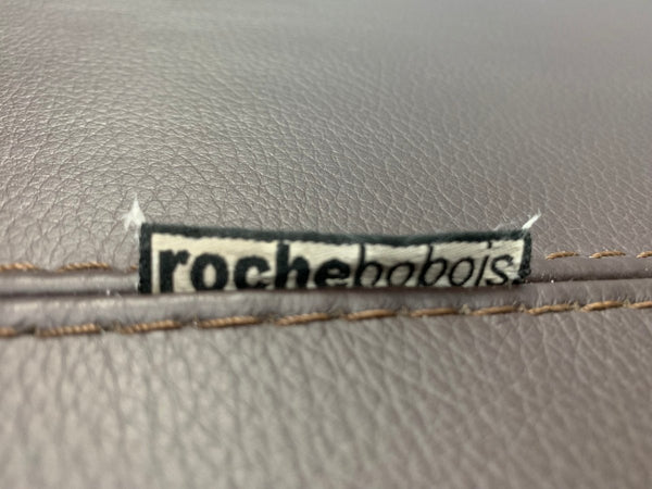 Roche Bobois 3 - Seat Sofa - In Dark Brown Leather @ REHAUS