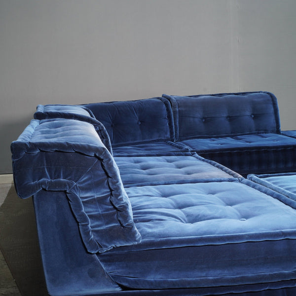 Roche Bobois Cotton Velvet Mah Jong Sofa, Set of 12 @ REHAUS