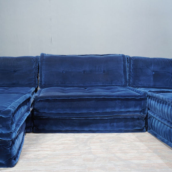 Roche Bobois Cotton Velvet Mah Jong Sofa, Set of 12 @ REHAUS