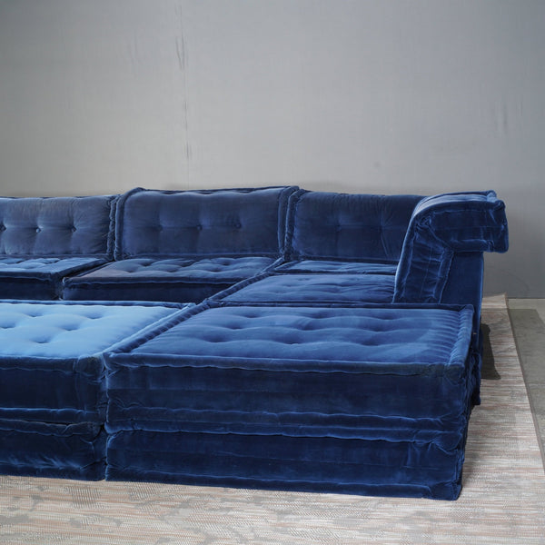 Roche Bobois Cotton Velvet Mah Jong Sofa, Set of 12 @ REHAUS