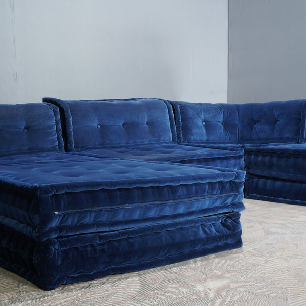 Roche Bobois Cotton Velvet Mah Jong Sofa, Set of 12 @ REHAUS