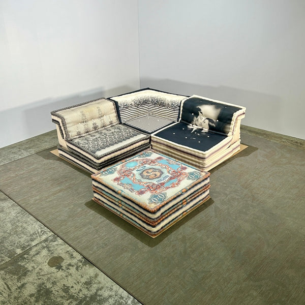 Roche Bobois Eight Piece Mah Jong Sectional Sofa Set by Jean Paul Gaultier and Hans Hopfer @ REHAUS