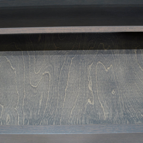 Roche Bobois Glassbox Sideboard in Anthracite & Smoked Glass @ REHAUS