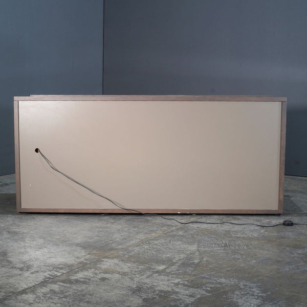 Roche Bobois Glassbox Sideboard in Anthracite & Smoked Glass @ REHAUS