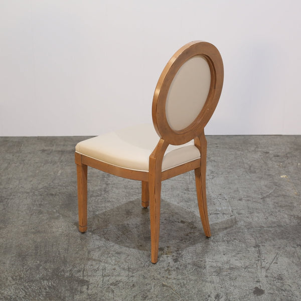 Roche Bobois Hortense Cream Leather Dining Chairs, Set of Six @ REHAUS