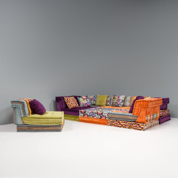 Roche Bobois Mah Jong Sectional Sofa & Ottoman in Custom Upholstery Set of 20 - REHAUS - Hans Hopfer