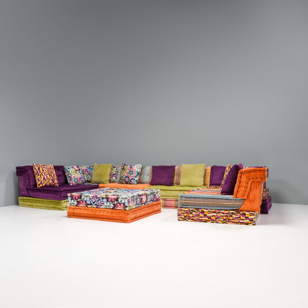 Roche Bobois Mah Jong Sectional Sofa & Ottoman in Custom Upholstery Set of 20 - REHAUS - Hans Hopfer