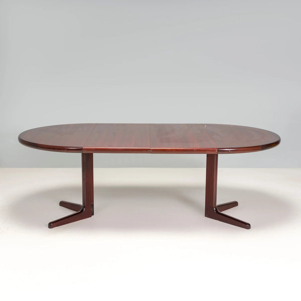 Round Double Extendable Rosewood Dining Table, 1960's - REHAUS - Bespoke