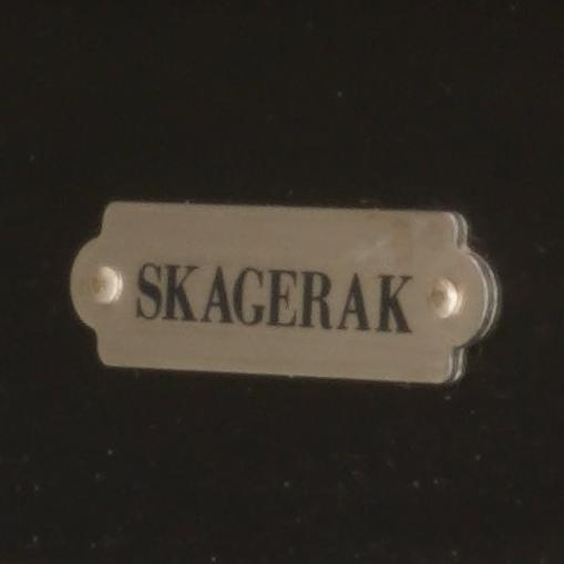 Skagerak & Fritz Hansen Black Cutter Mini Wardrobe Wall Hanging by Niels Hvass - REHAUS - Skagerak